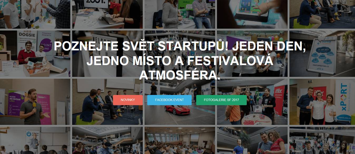 Startup Festival takes place at the University of Economics in Prague on 26th September 2018.
