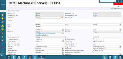 Detail Machine (OS server) 