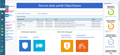 Portál service desku